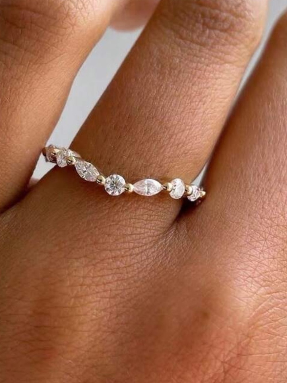 Gold ring set - Picture 3 of 3